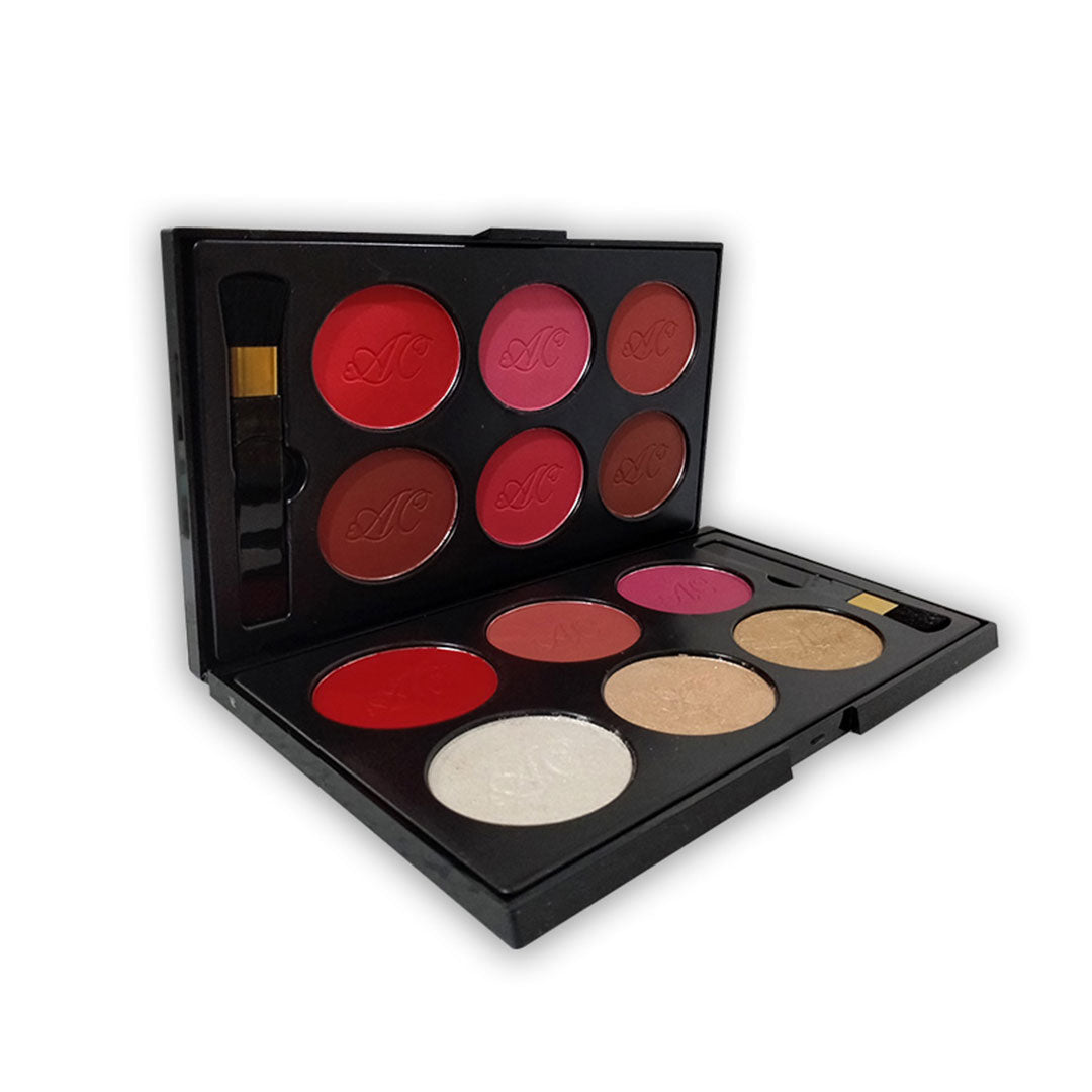 Aqua Color Line 6+6 Blush Glow & Contour Kit
