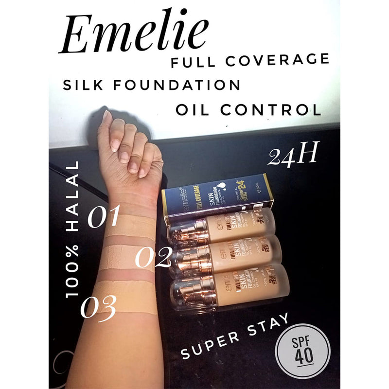 Emelie Liquid Foundation 24h Water Proof