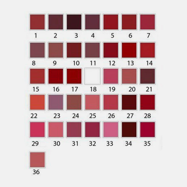 Color Institute Color Intense Lipstick (Silver Case) (36 Colors)