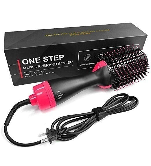 One Step Hot Air Brush (Dryer + Straightener)