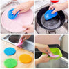 3 pcs Silicon Dish Washing Scrubber Pad (3pcs Set)