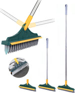 Floor Scrub Brush With Long Telescopic Handle 3 In 1