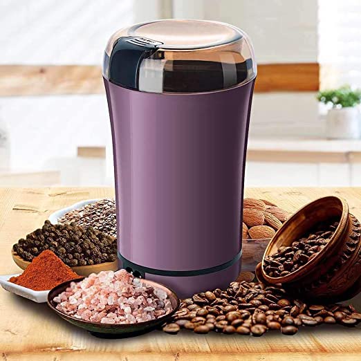 Stainless Steel Nut Electric Coffee Grinder Bean Grain Household Pepper Kitchen Tools Gadgets Dining Bar Home Garden