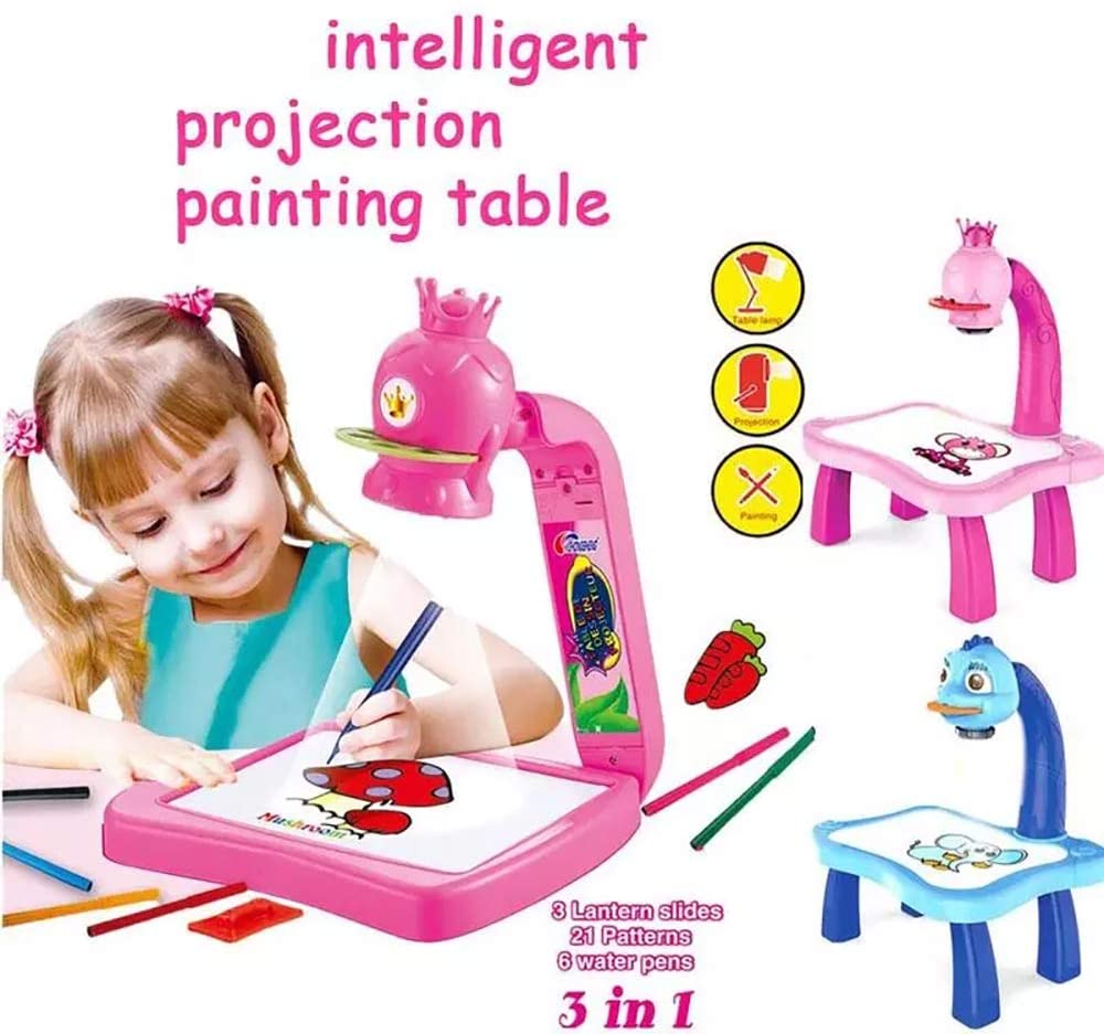 Children Led Projector Art Drawing Table