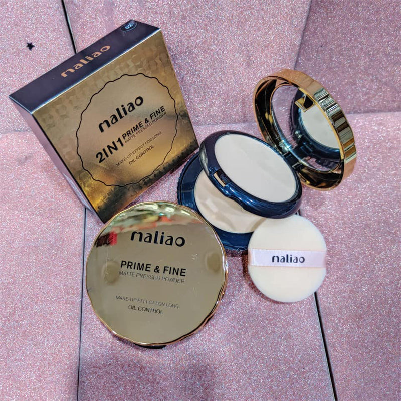 MALIAO 2 IN 1 PRIMER & FINE MATTE PRESSED POWDER