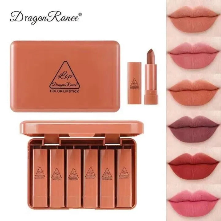 Dragon Ranee Colourme Mini Lipstick Set Hot Six Colors