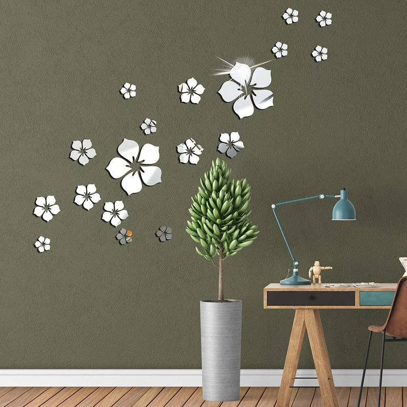 FLOWERS Acrylic Wall Sticker