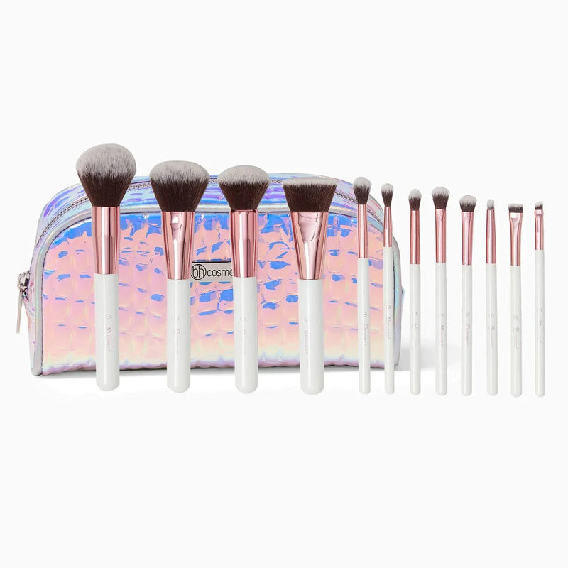 BH Cosmetics Crystal Quartz 12Pcs Brush Set and Bag