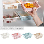 Adjustable Fridge Storage Basket Food Organizer