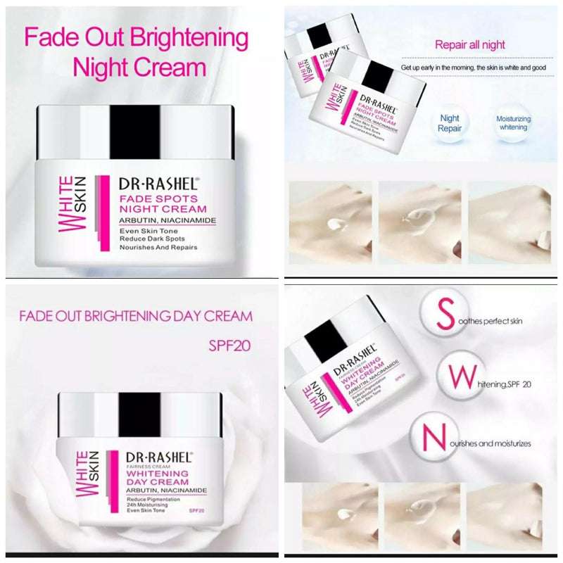 Dr.Rashel White Fade Spot Night Cream + Whitening Day Cream - Pack of 2