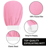 Exfoliating Glove Dead Body Scrubber, Deep Exfoliating Mitt for Body, Stimulates Blood Flow for Youthful Glow