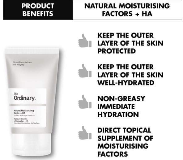 The Ordinary Natural Moisturizing Factors + HA