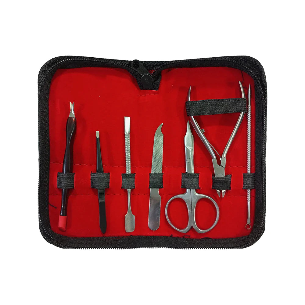 7 Pcs Professional Manicure Set Dead Skin Remover Foot Care Manicure Tools