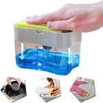 Soap Push Dispenser & Sponge Holder