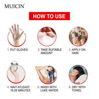 MUICIN NEW VERSION 5in1 HAIR DYE SHAMPOO 200ML