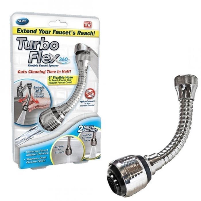 Turbo Flex 360 Flexible Faucet Sprayer