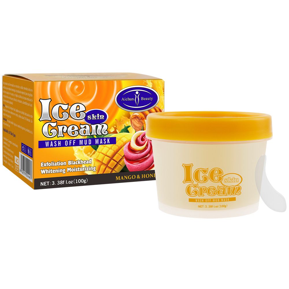 Aichun Beauty Ice Cream Wash Off Mud Mask 100g Mango