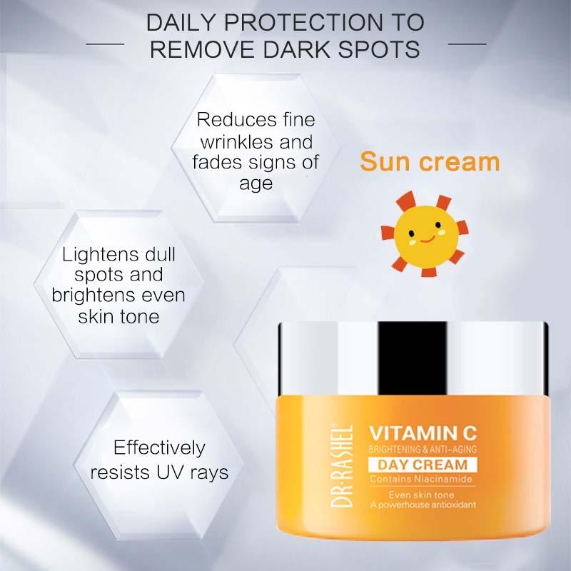 Dr Rashel Vitamin C Day Cream + Night Cream - Pack Of 2