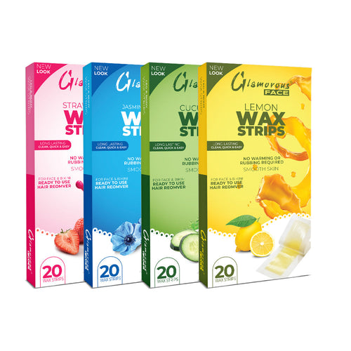 Glamorous Lemon Body Wax Strips (20pcs)