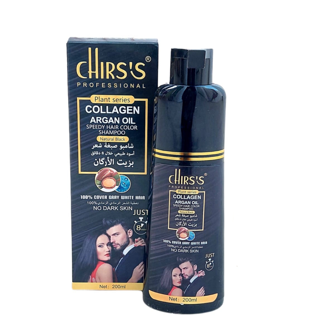CHIRS'S  Professional Plant Series Collagen Argan Oil Speedy Hair Color Shampoo