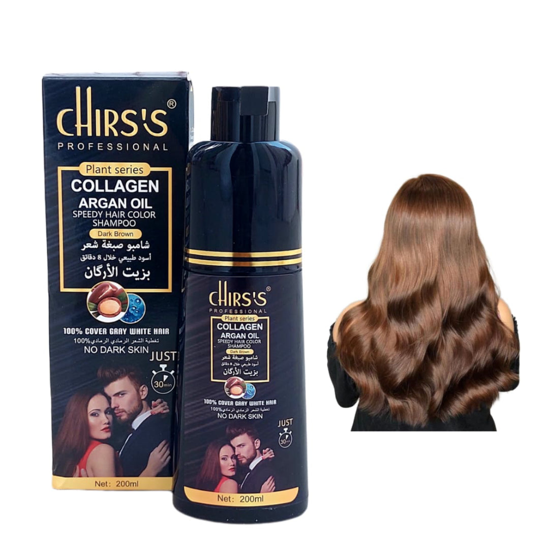 CHIRS'S  Professional Plant Series Collagen Argan Oil Speedy Hair Color Shampoo
