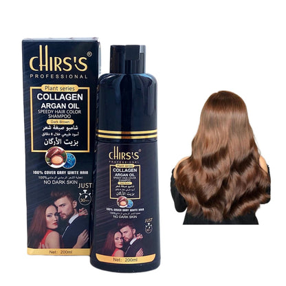 CHIRS'S  Professional Plant Series Collagen Argan Oil Speedy Hair Color Shampoo