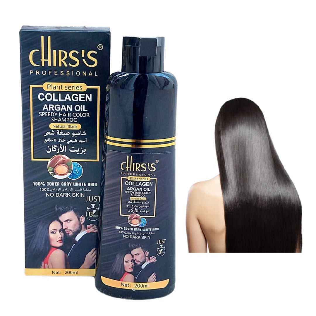 CHIRS'S  Professional Plant Series Collagen Argan Oil Speedy Hair Color Shampoo