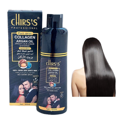CHIRS'S  Professional Plant Series Collagen Argan Oil Speedy Hair Color Shampoo
