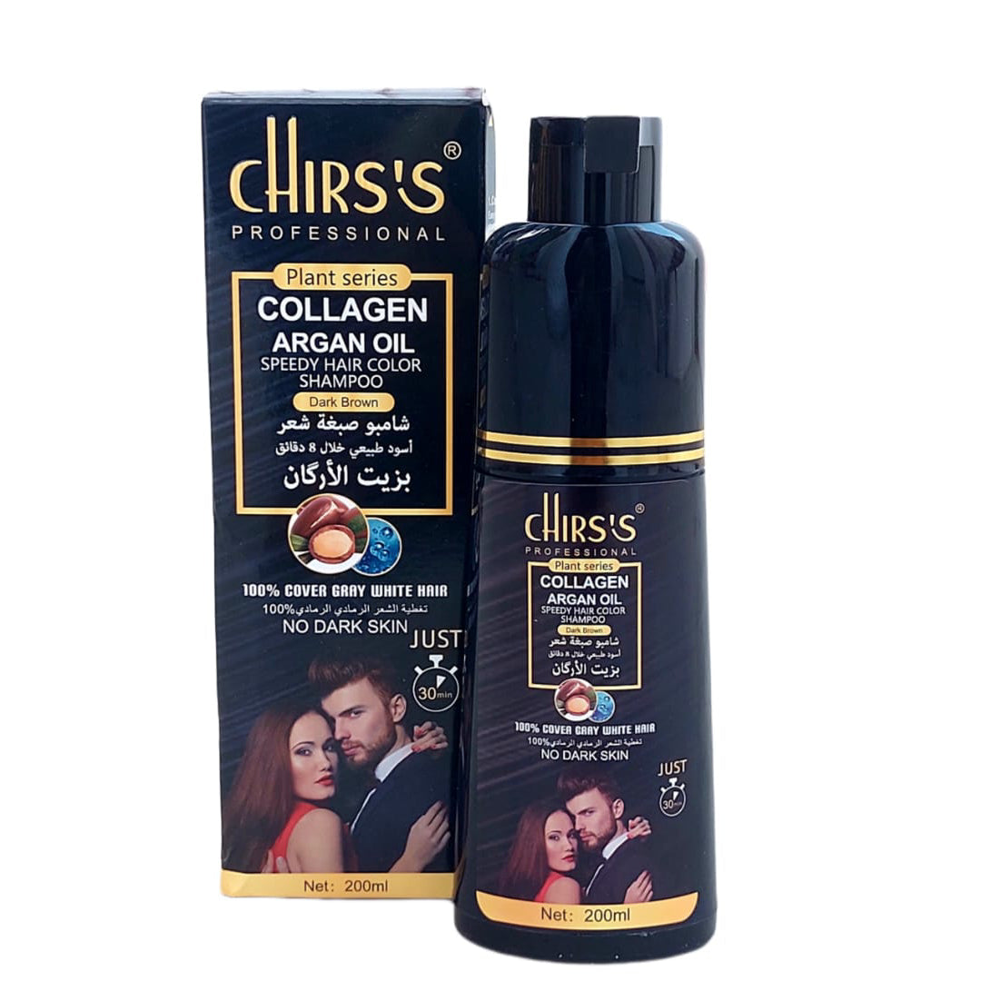 CHIRS'S  Professional Plant Series Collagen Argan Oil Speedy Hair Color Shampoo