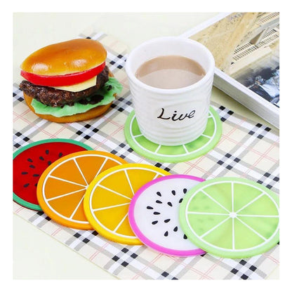 Pack of 6 Fruit Shape Coasters