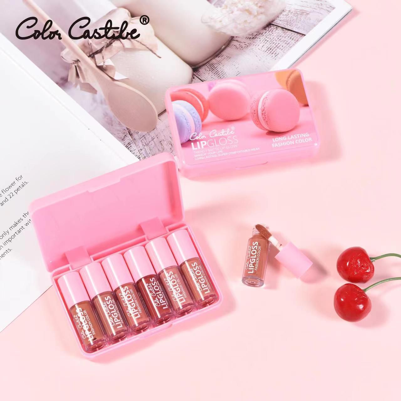 Color Castle Trendy Matte Lip Gloss Set of 6