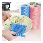 50Pcs/Roll Disposable Kitchen Dish Cloth