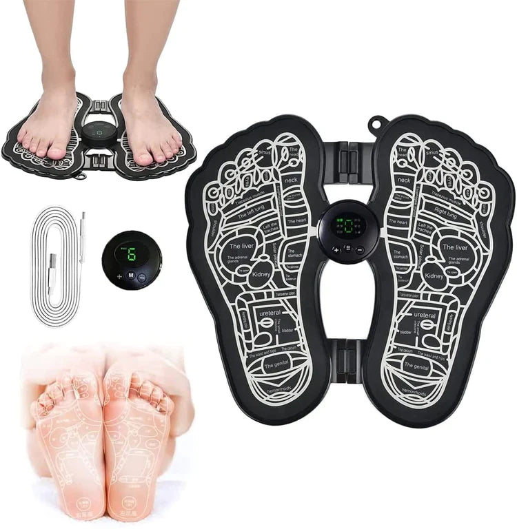 EMS Pulse Foot Massager, Foot Massage Machine for Improve Blood Circulation
