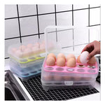 15 Grids Transparent Egg Storage Box