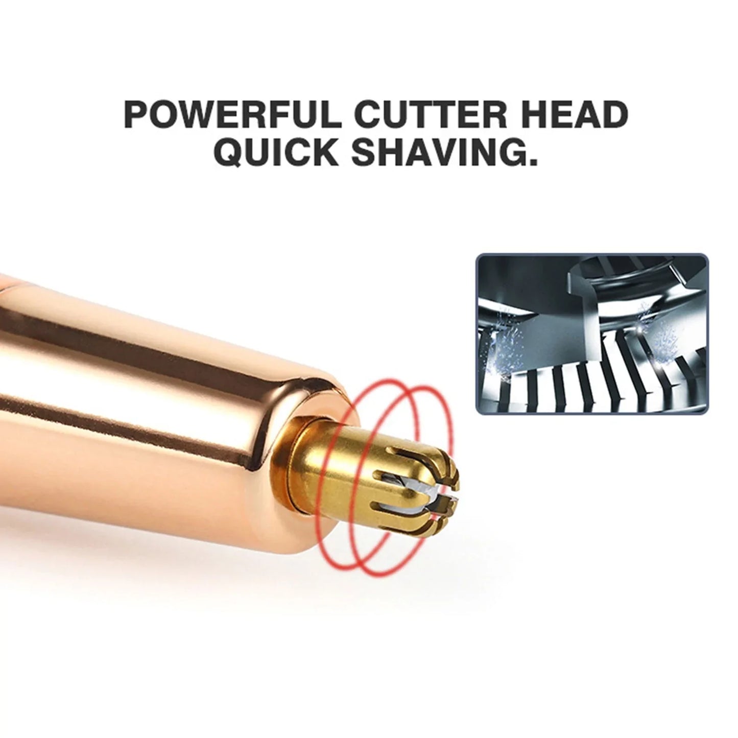 4 IN 1 HAIR REMOVER EYEBROW TRIMMER (KM-6619)