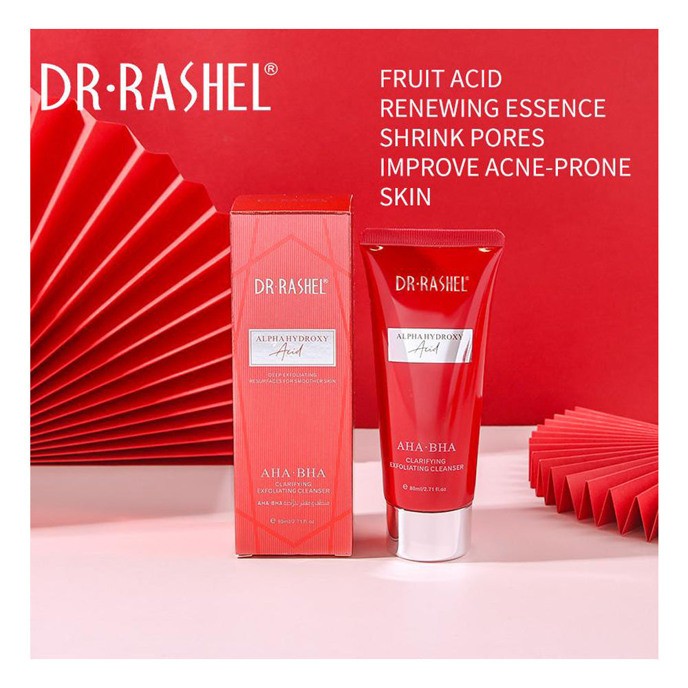 DR RASHEL AHA BHA Clarifying Exfoliating Facial Cleanser OEM 80ml Face Wash