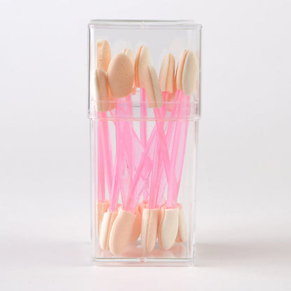 Eyeshadow Applicators With Plastic Box
