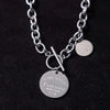 Fashion Jewellery Silver Love Necklace
