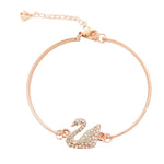 Fashion Jewellery Stainless Steel Duck Bracelet Rose Gold