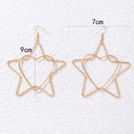 Fashion Jewellery Star And Heart Earring