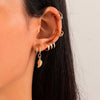 Fashion Jewelry 4 Pcs Ear Cuff Set Golden