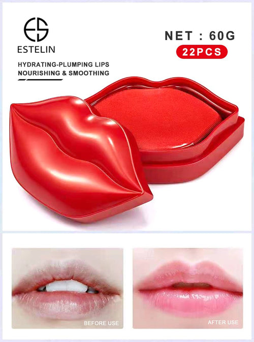 ESTELIN Fascinating Red Nourishing and Smoothing Lip Mask - 22 Pcs