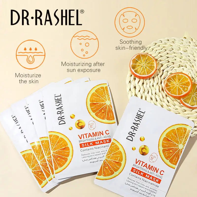 Dr Rashel Vitamin C Brightening & Anti-Aging Silk Mask