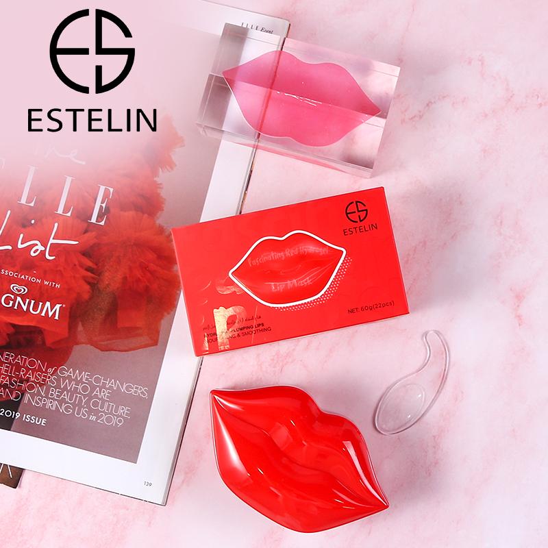 ESTELIN Fascinating Red Nourishing and Smoothing Lip Mask - 22 Pcs