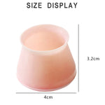 4pcs Silicone Table & Chair Leg Floor Protectores Wood Floor Protector, Chair Glides Table Feet Caps