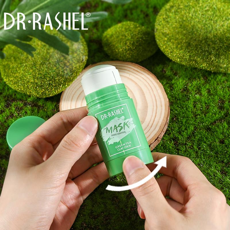 DR RASHEL Green Tea Stick Anti-Acne Pimple Facial Clay Mask