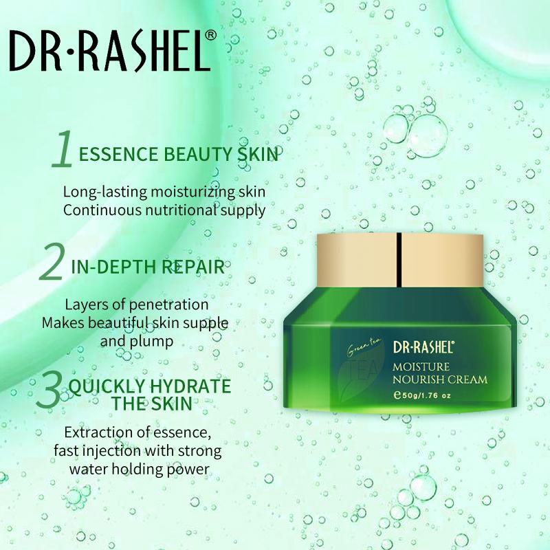 Dr Rashel Green Tea Moisture and Nourish Facial Cream 50g Face Cream