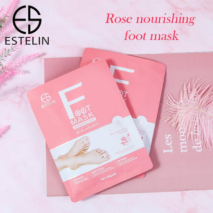 ESTELIN Foot Care Mask Rose Nourishing Foot Mask 40g - 2pairs