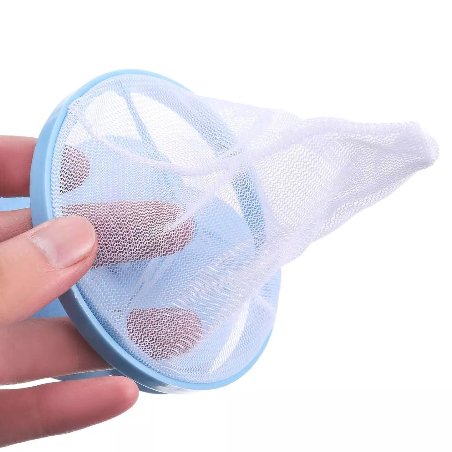 Reusable Washing Machine Floating Lint Mesh Bag Hair Filter Net Pouch Washer Hair Catcher