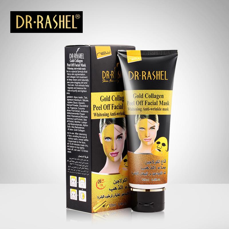 DR.RASHEL Facial Gold Collagen Peel Off Anti-Wrinkle mask Deep Clean Acne Gold face Mask 120ml